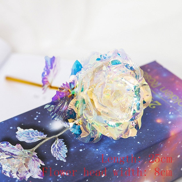LED Light Foil Flower Gift