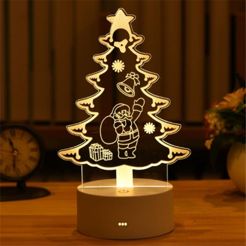 3D Acrylic USB LED Night Lamp