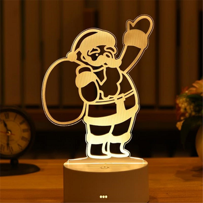 3D Acrylic USB LED Night Lamp