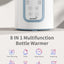 GROWNSY Bottle Warmer, 2024 Fast Baby Bottle Warmer for Breastmilk & Formula, Smart Temperature Control, with Timer, Thaw, Food Heater, Night Light, Calentador De Biberones for All Bottles