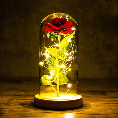 LED Light Foil Flower Gift