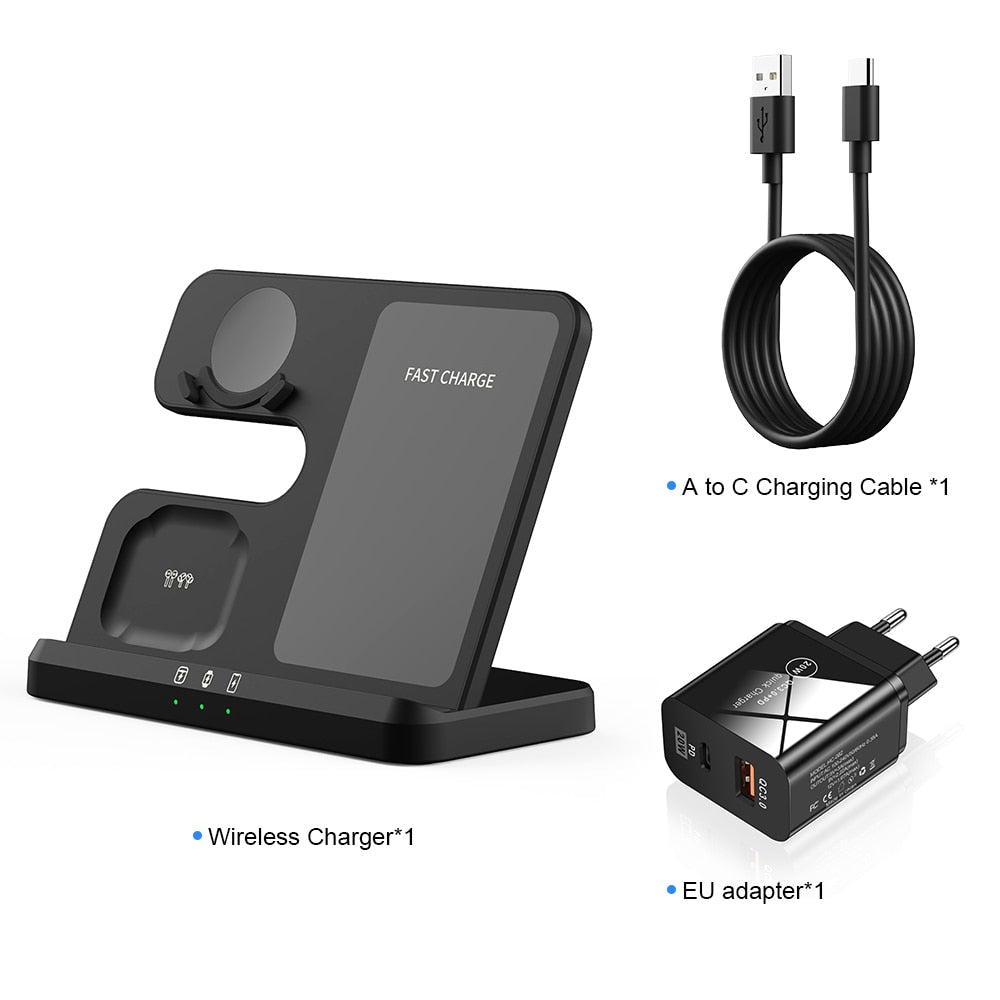 3 in 1 Wireless Charger Stand for Samsung Galaxy