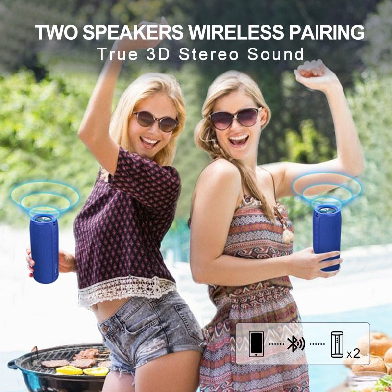 Zealot Bluetooth Portable Subwoofer Waterproof Sound Box Speaker