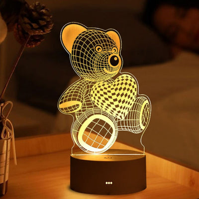 3D Acrylic USB LED Night Lamp