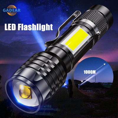 High Power Rechargeable LED Flashlight